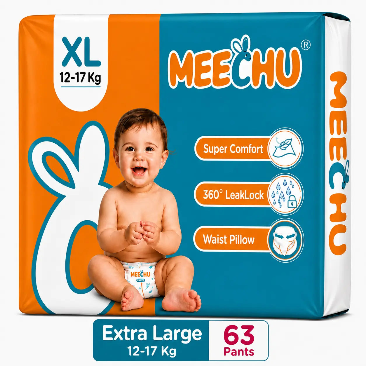 Meechu XL Pant Style Diapers (12-17Kgs)