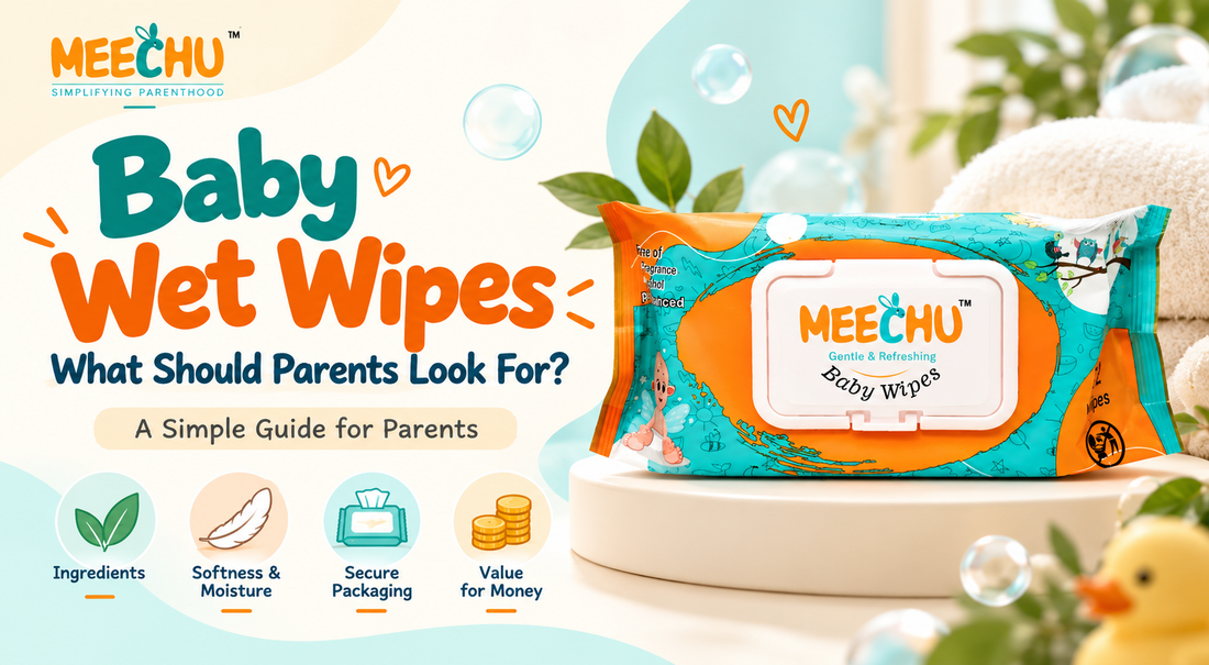 Meechu Baby Wet Wipes – What Should Parents Look For Before Buying Baby Wet Wipes?