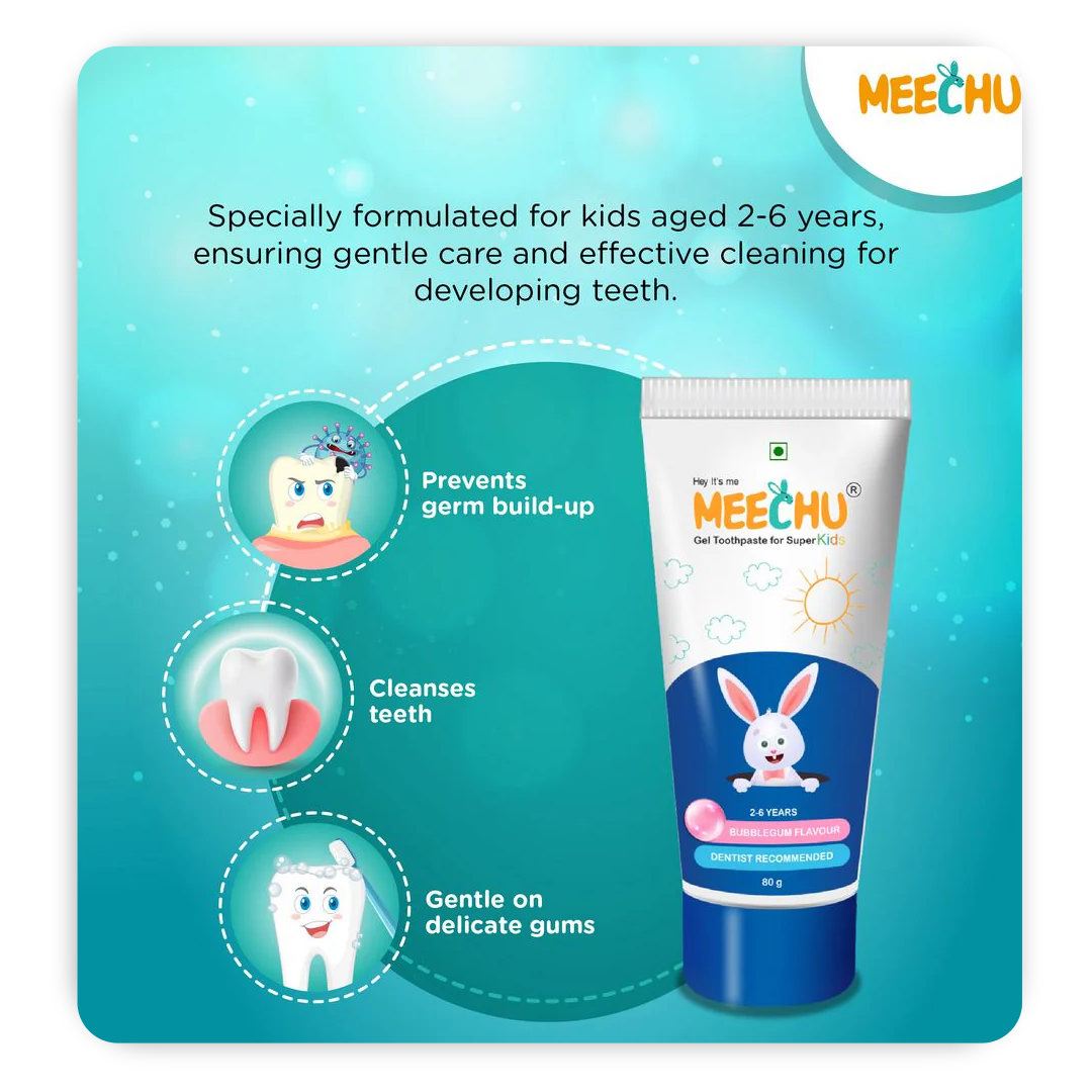 Buy Best Baby Toothpaste Online in India | Meechu
