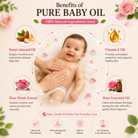 Meechu Baby After-Bath Oil | Sweet Almond Oil & Vitamin E | 100ml