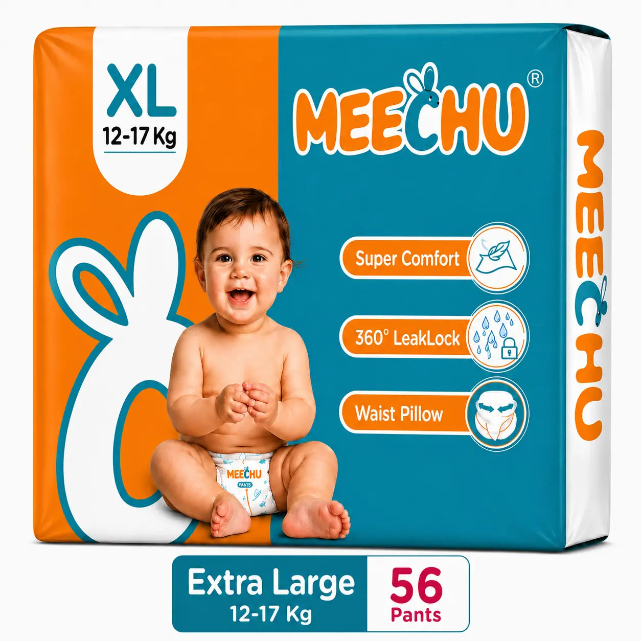 Meechu XL Pant Style Diapers (12-17Kgs)