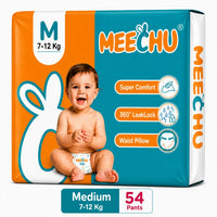 Meechu Medium Pant Style Diapers (7-12Kgs)