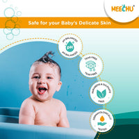 Meechu Baby Body Wash 200ml | Tear - free | Sulphate Free | pH Balanced - Meechu