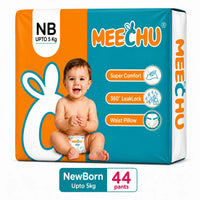 Meechu New Born Pant Style Diapers (Up to 5Kgs)