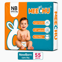 Meechu New Born Pant Style Diapers (Up to 5Kgs)